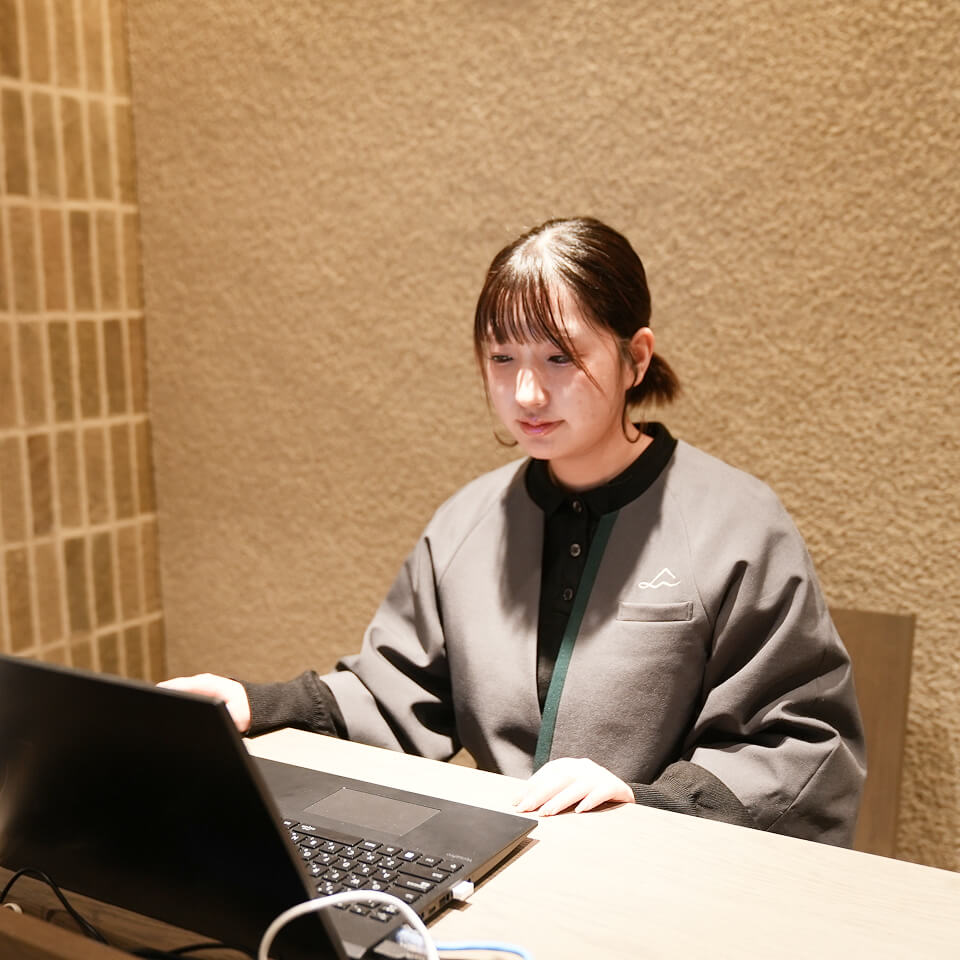 成長のバックアップ
体制が充実